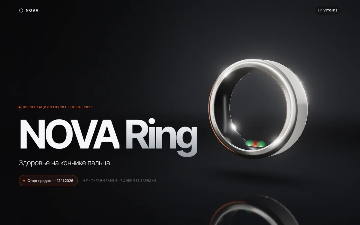 Обложка презентации NOVA Ring
